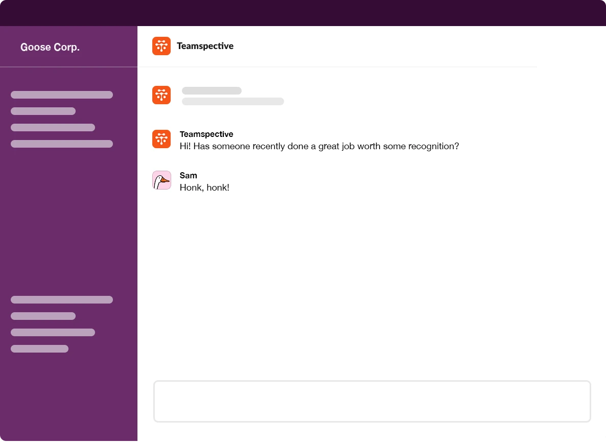 Teamspective feature
