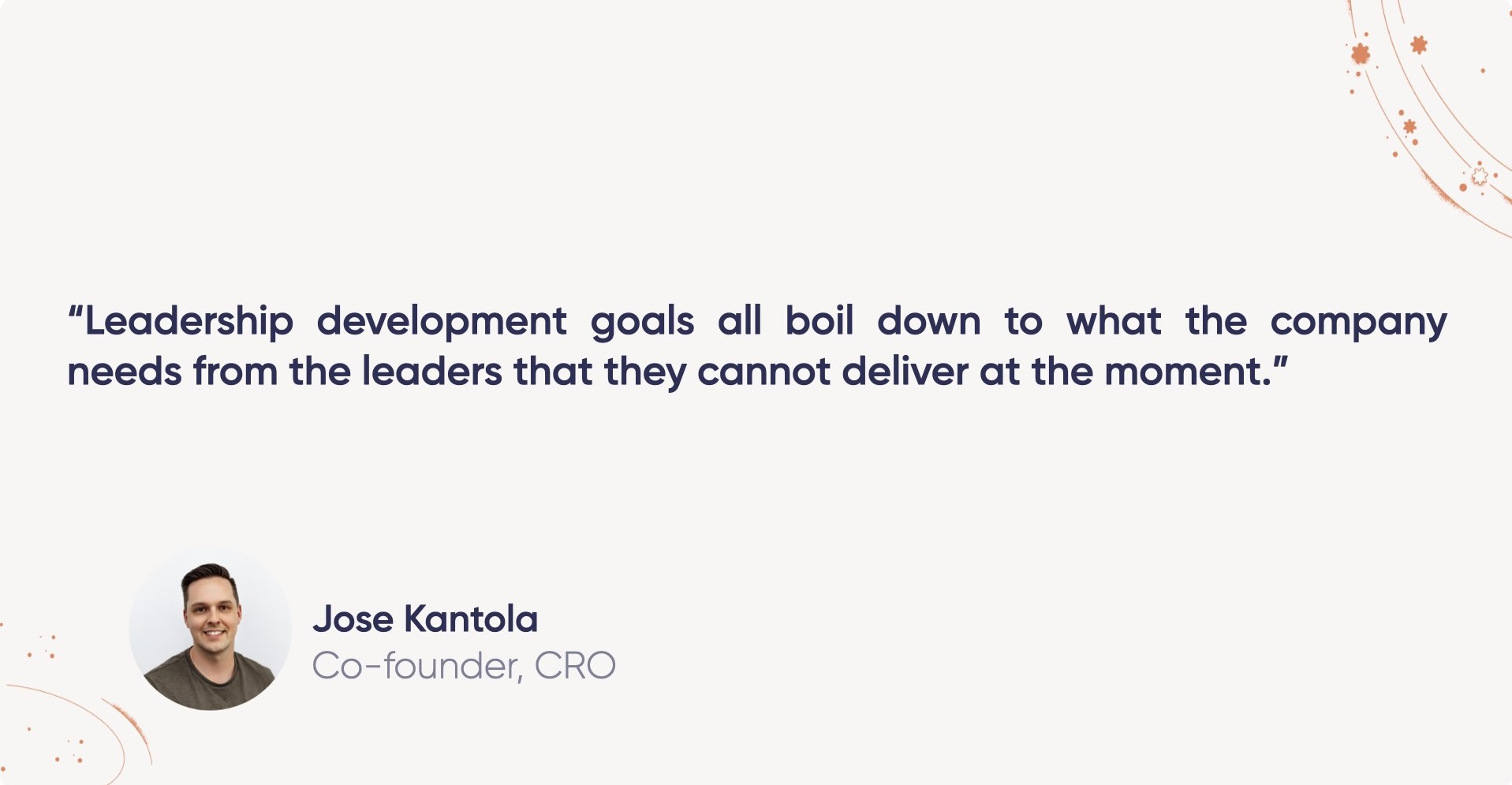 Leadership development and company needs