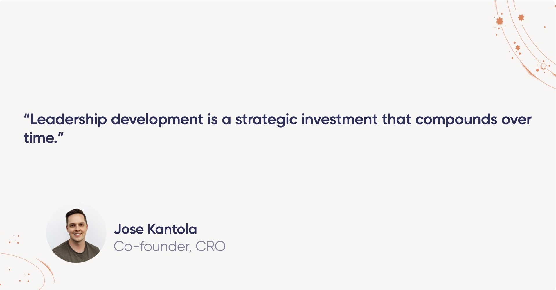 Leadership development is a strategic investment