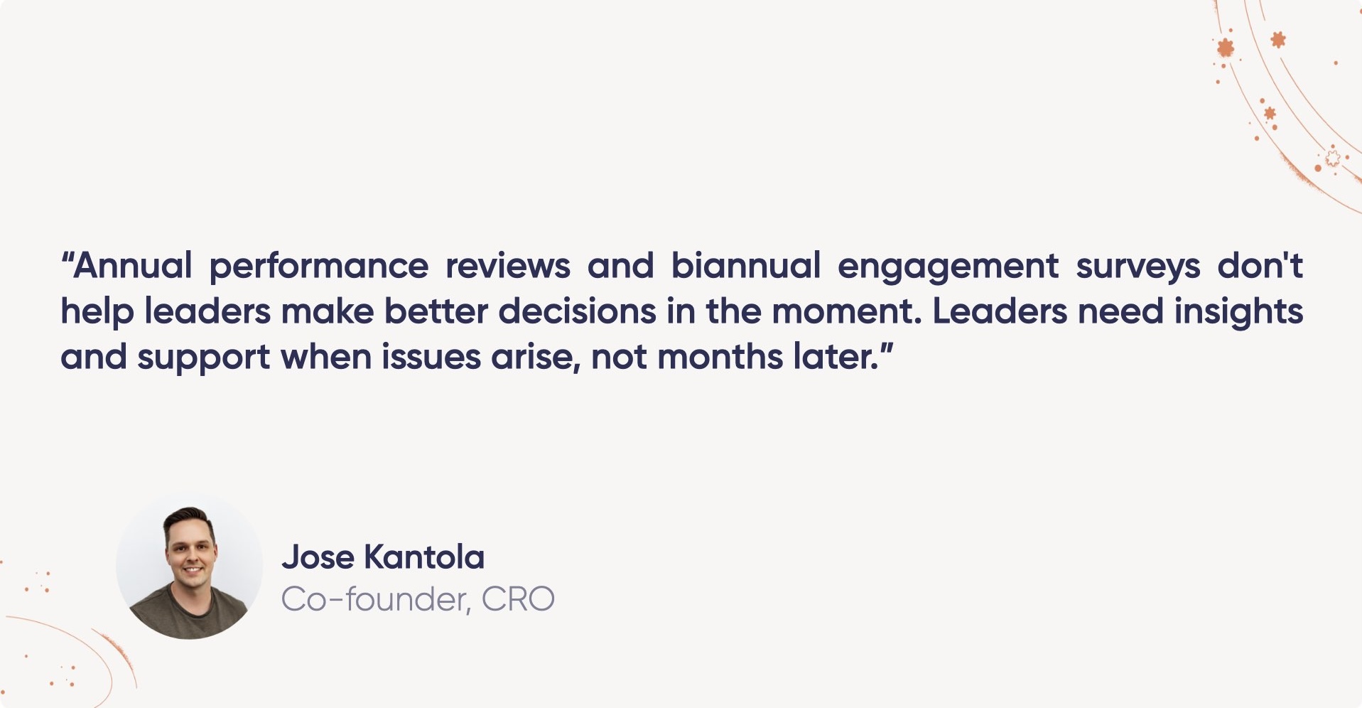 Leaders need support in the moment