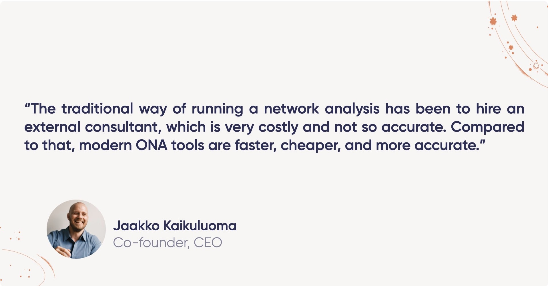 ONA - traditional va modern approach