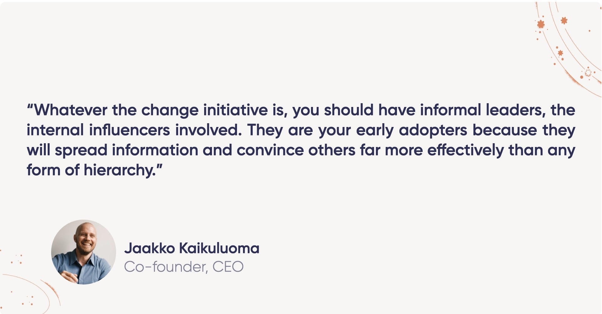 Organizational Network Analysis - The importnace of informal leaders