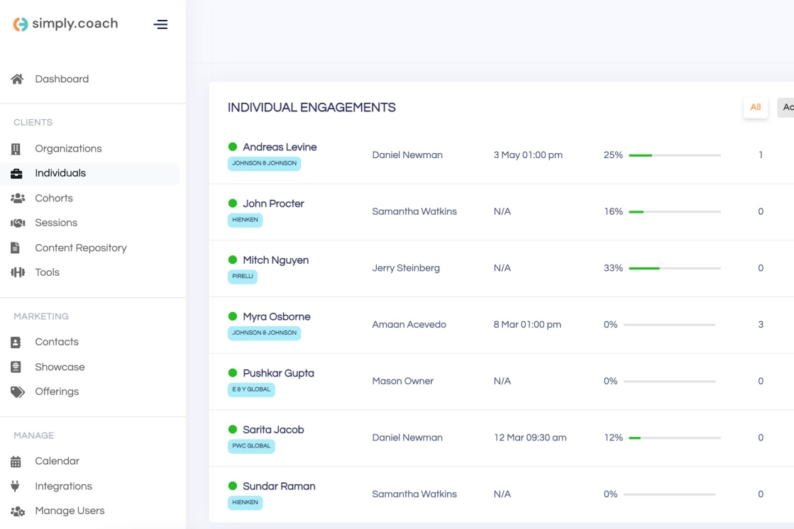 Simply.coach leadership development tools