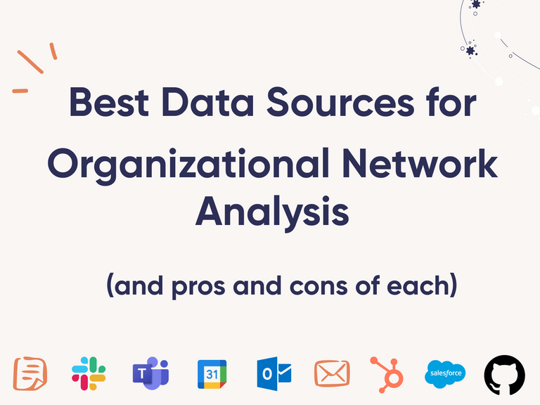 Featured image thumbnail for post Top 7 data sources for Organizational Network Analysis with pros and cons