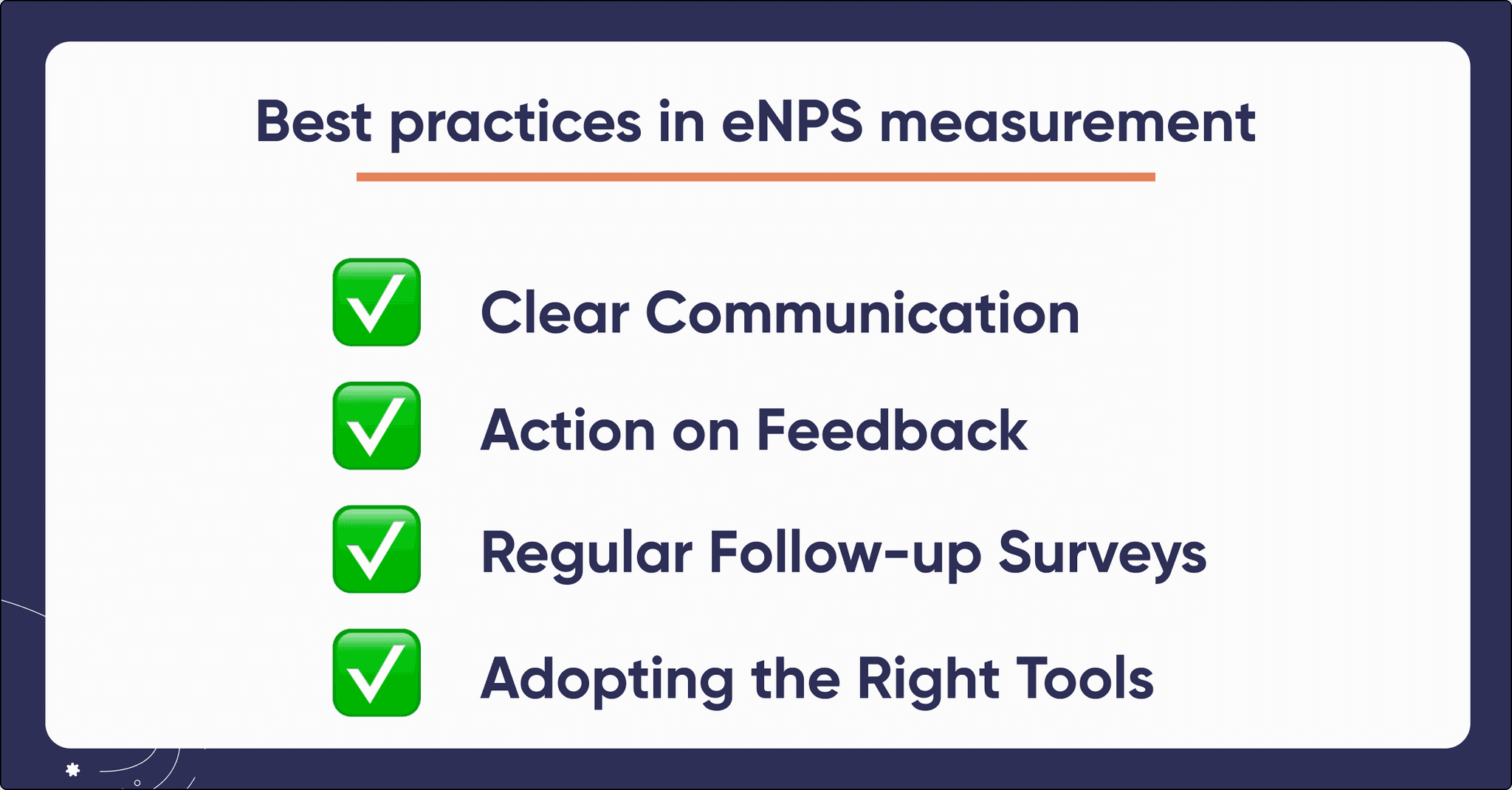best practices in enps measurement
